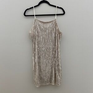 Party Dress!  Silver sparkle.  Size XL. Ring in the new years with some sass!